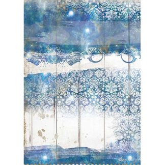 Stamperia Ricepaper A4 Romantic Sea Dream Texture