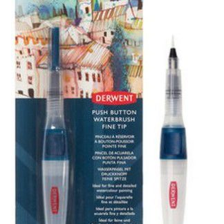 Derwent Push Button Waterbrush Fine