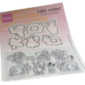 Marianne D Clear Stamp & die set - Eline's Kleine beestjes