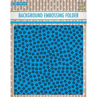 Nellie Snellen  Background Embossing Folders 150x150mm Little flower