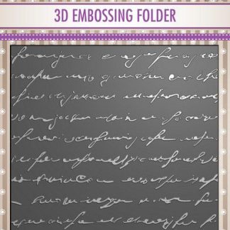 Nellie's Choice 3D Emb. folder - Geschreven tekst