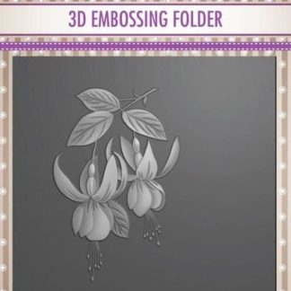 Nellie's Choice 3D Emb. folder - Fuchsia