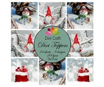 Dixi Craft Toppers Gnome & Snowman