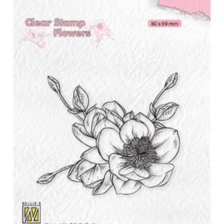 Clear stamps Flowers Magnolia flower