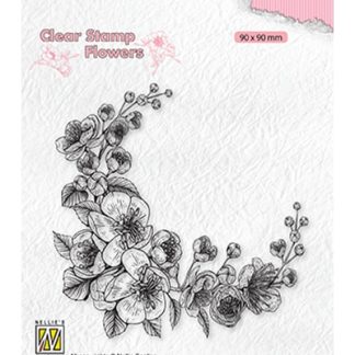 Clear stamps Flowers Blossom corner