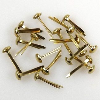 Floral Brads 3mm Gold