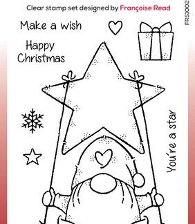 Woodware Star Gnome Clear Stamps