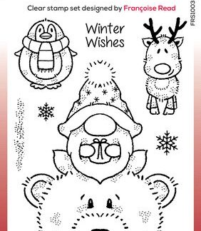 Woodware Norman & Friends Clear Stamps