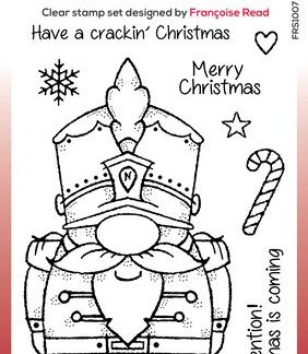 Woodware Nutcracker Gnome Clear Stamps