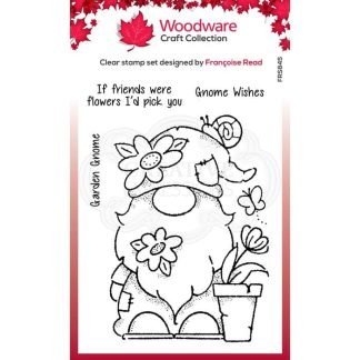 Woodware âClear stamp singles Tuinkabouter