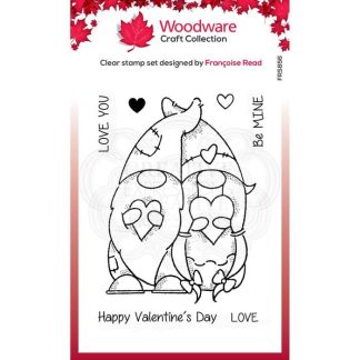 Woodware âClear stamp singles Valentine gnome