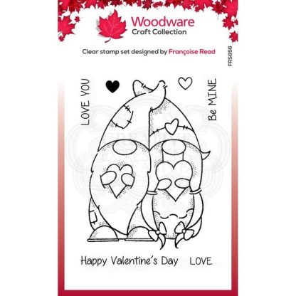 Woodware âClear stamp singles Valentine gnome
