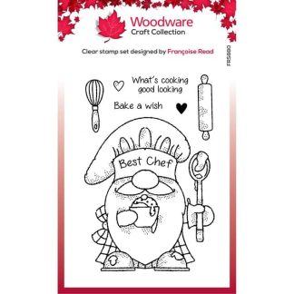 Woodware âClear singles stempel Gnome chef