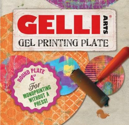 Gel Printing Plate Round 4 (10cm)