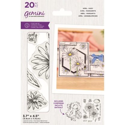 Gemini April Daisy Stamp & Die