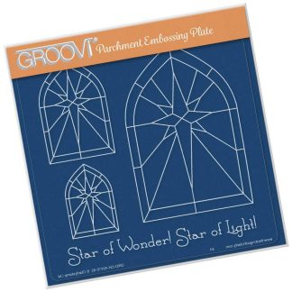 Christmas Star Window Groovi - Plate A5