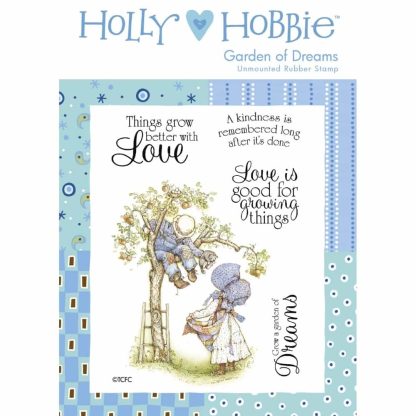 Holly Hobbie - Rubber Stamp - Garden of Dreams