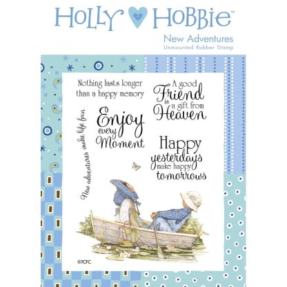 Holly Hobbie - Rubber Stamp - New Adventures