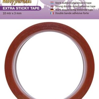 Hobbyjournaal - Extra Sticky Tape - 3 mm