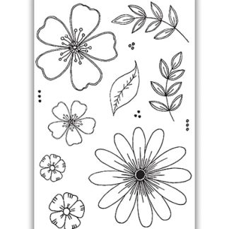 Clear Stamp Set A6 Fresh Floral