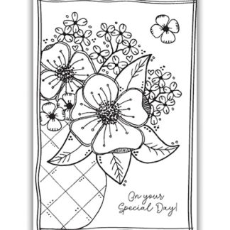 Clear Stamp Set A6 Flowers for Jean