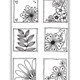 Clear Stamp Set A6 Floral Frames