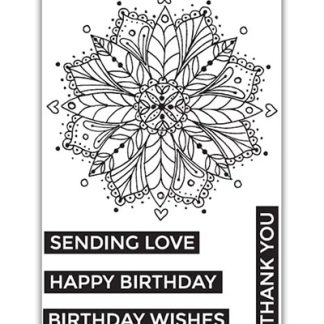 Clear Stamp Set A6 Mandala