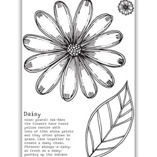 Clear Stamp Set A6 Delightful Daisy