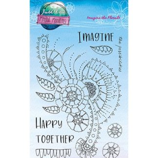 JL Clear Stamp Imagine the florals Mindful Moodling nr.189