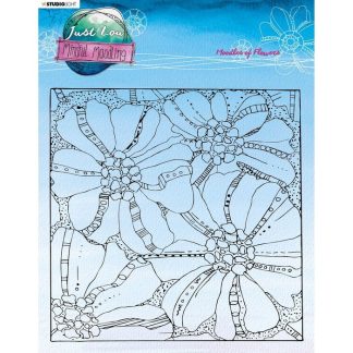 JL Clear Stamp Moodles of flowers Mindful Moodling nr.192