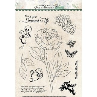 JMA Clear Stamp Peony Essentials 148x210mm nr.68