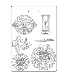 Stamperia Soft Mould A4 Cosmos Infinity Compass