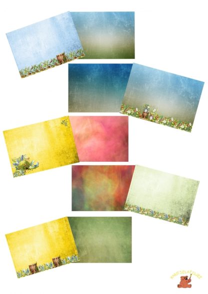 Ladybug journalpages (5st) 120gr dubbelzijdig landscape