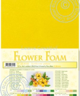 Flower foam sheets a4 Sunflower yellow