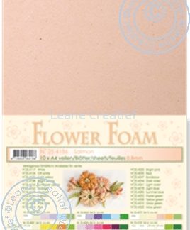 flower foam sheets A4 Salmon