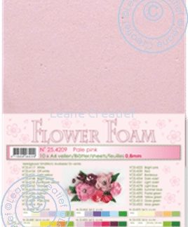 flower foam sheets A4 Pale Pink