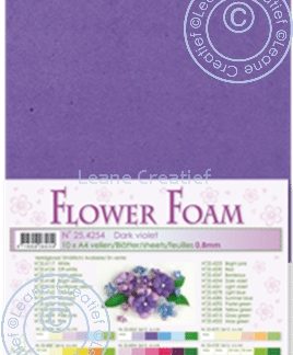 Flower foam sheets a4 Dark Violet