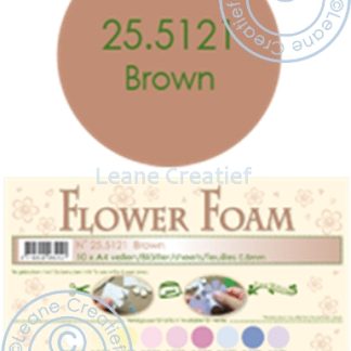 Flower foam sheets A4 0.8mm. Brown