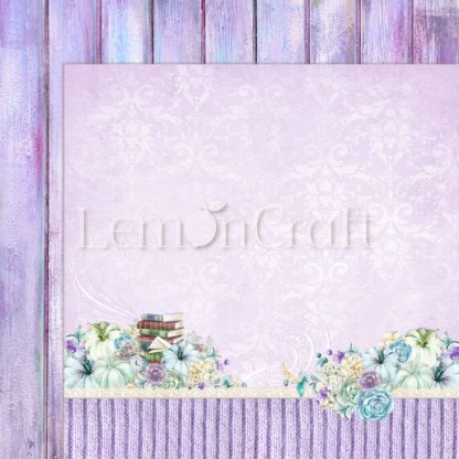 Autumn Twilight 01 - Double-sided scrapbooking paper - Lemoncraft