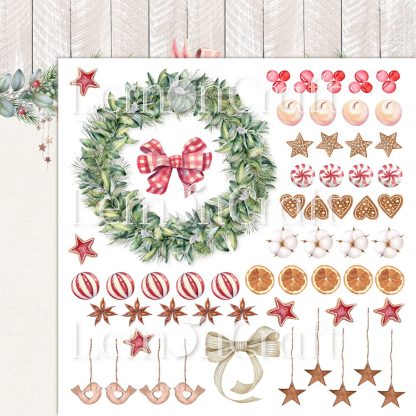 This Christmas 04 - Double-sided scrapbooking paper - Lemoncraft