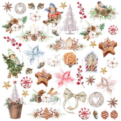 This Christmas 07 - A sheet of pictures for cutting - Lemoncraft