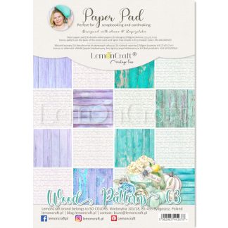 Wood Patterns 03 - Pad scrapbooking papers 21x29cm - Lemoncraft