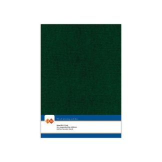 Card Deco Linen Cardstock A4 Christmas Green (10pcs)