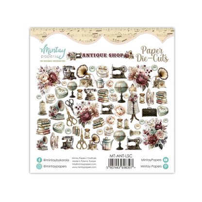 Paper Die-Cuts - Antique Shop, 60pcs