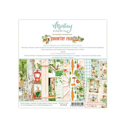 15*15 Paper Pad - Country Fair