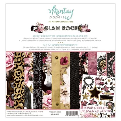 30.5x30.5 Paper Set - Glam Rock