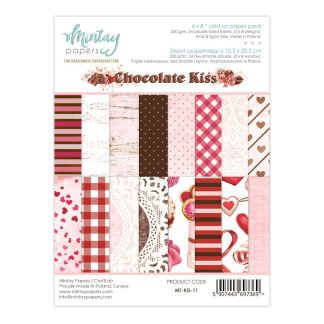 15,2x20,3 Add-On Paper Pad -Chocolate Kiss