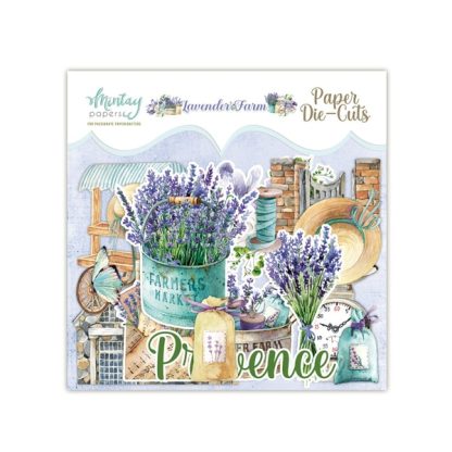 Paper Die-Cuts - Lavender Farm, 53pcs