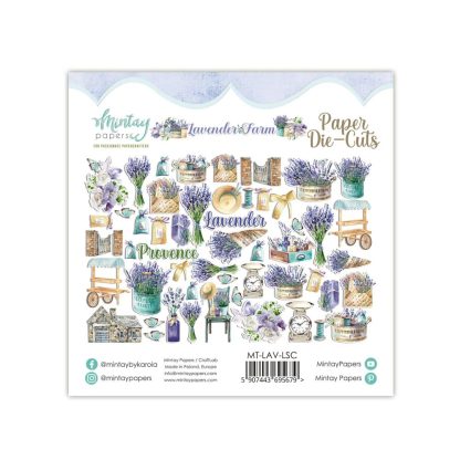 Paper Die-Cuts - Lavender Farm, 53pcs