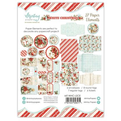 Paper Elements - White Christmas,27 pcs